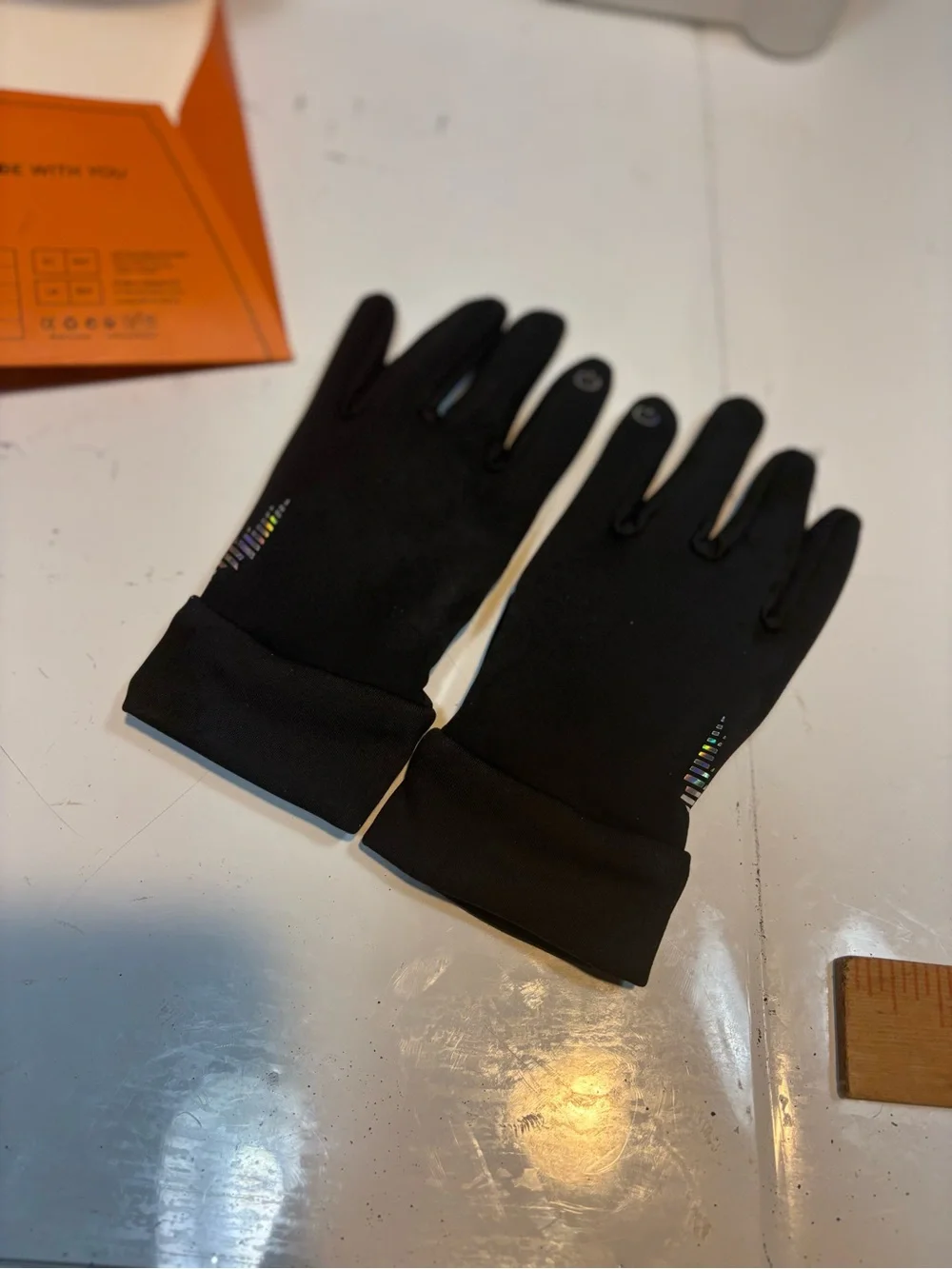 Simdri winter gloves touchscreen compatibility anti-slip silicone pads kids